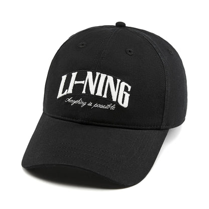 Li-Ning Unisex Sports Style Baseball Caps 56-60CM 100%Cotton Breathable Adjustable LiNing Fashionable Leisure Hats AMYW127
