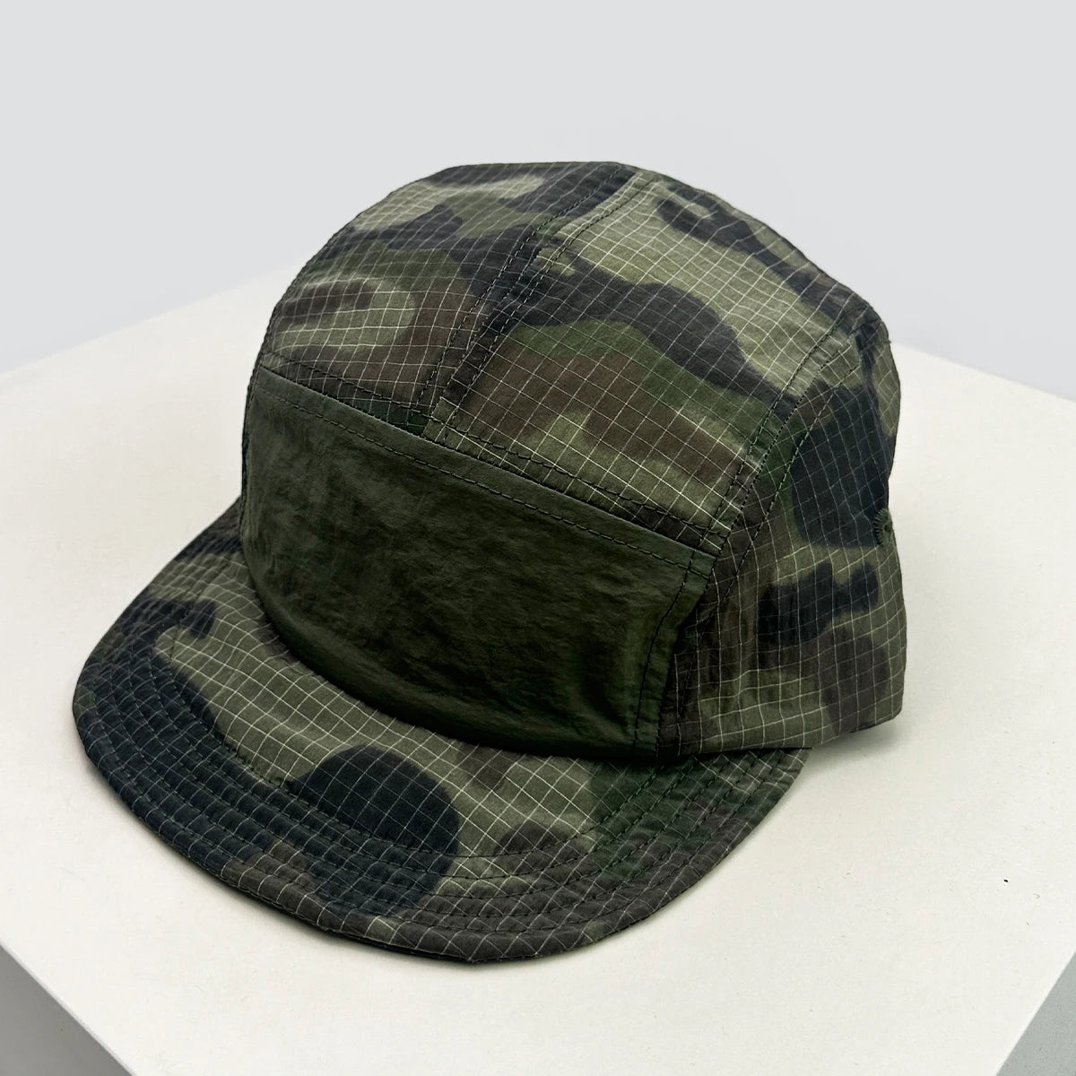 Unisexové kšiltovky CAMO s rychleschnoucí výšivkou písmen, sluneční kšiltovky s barevnými bloky, prodyšné osobní kšiltovky s šikmým kšiltem, univerzální kšiltovky