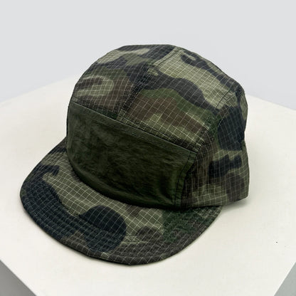Unisexové kšiltovky CAMO s rychleschnoucí výšivkou písmen, sluneční kšiltovky s barevnými bloky, prodyšné osobní kšiltovky s šikmým kšiltem, univerzální kšiltovky