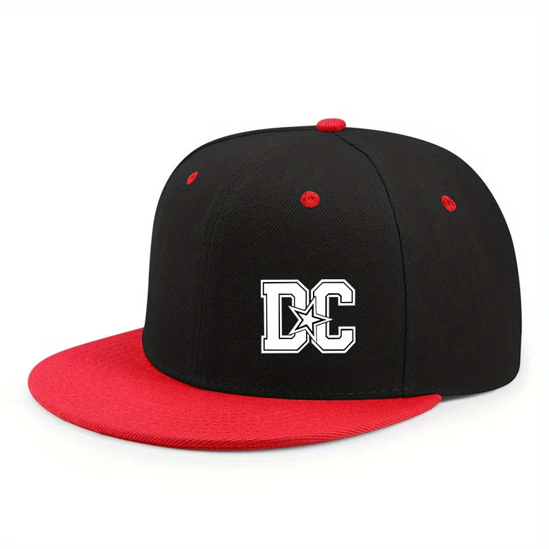 Unisex Letter Print Hip-hop Snapback Cap Outdoor Adjustable Casual Baseball Caps Sunscreen Sun Hat Streetwear