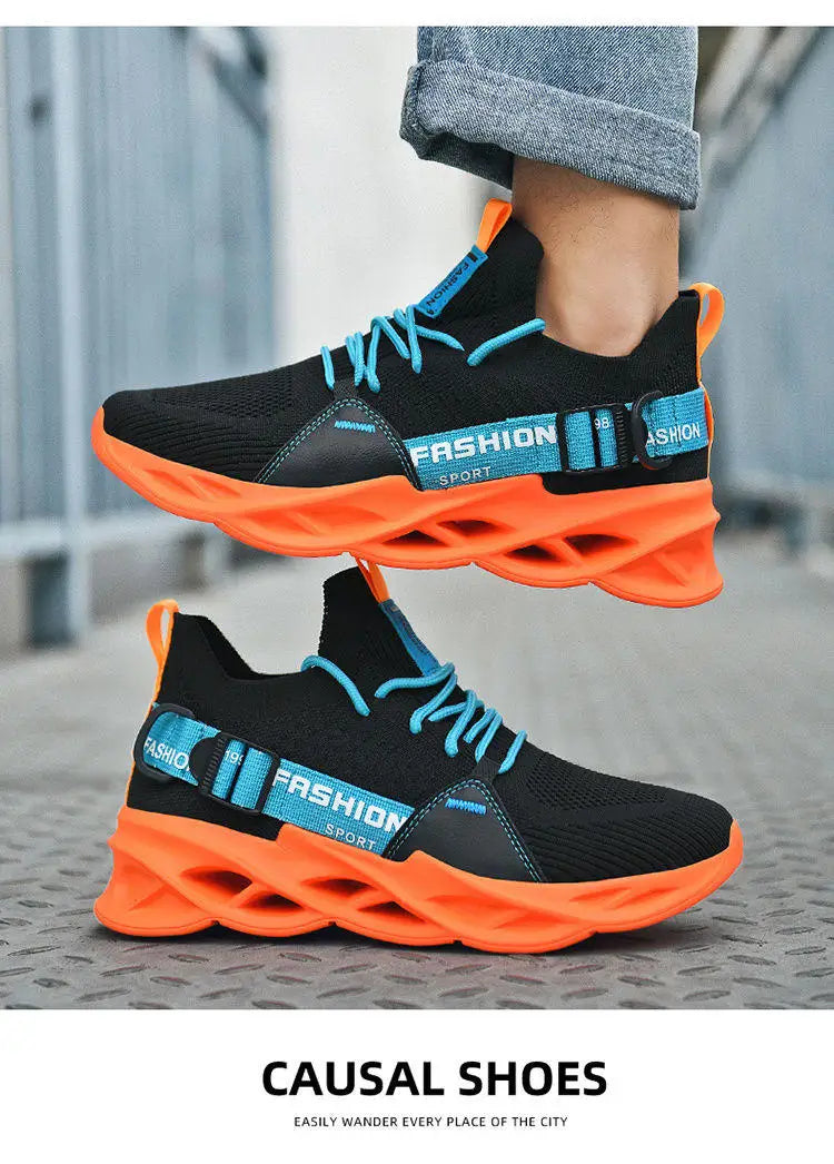 Moda Lila Casual Sneakers Dam Herr Blade Löparskor Storlek 48 Lätta Andningsbara Sportskor Herr Mesh-sneakers