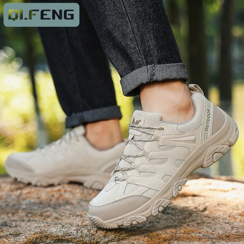 Men Women Outdoor Sports Hiking Shoes Fashion Trekking Sneakers Comfort Footwear All Season Jogging Shoes for Men Breathable Shoes