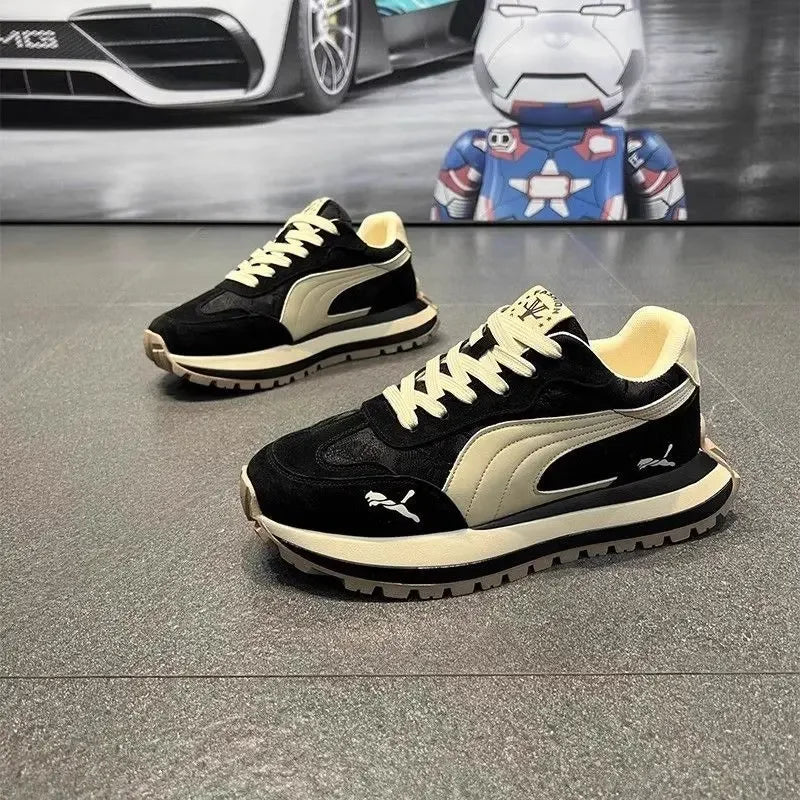 Casual Men's Sports Shoes Summer Casual Thick-Soled Men's Shoes Soft and Comfortable Non-Slip Outdoor Fashion Sneakers