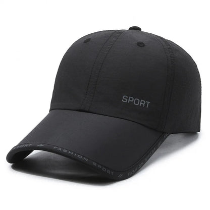 Schnelltrocknende, strapazierfähige Baseballkappe, UV-Schutz, atmungsaktiv, verstellbar, für Radfahren, Wandern, Angeln und andere Sportarten – Trucker-Cap für Damen und Herren