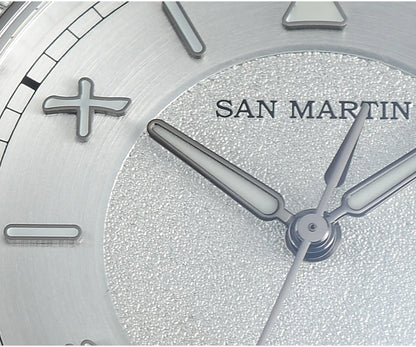 San Martin 39.5mm Men Pilot Watch YN55 Automatic Mechanical Aviation Watches Chinese Style Original Design SN0033 Field Watch