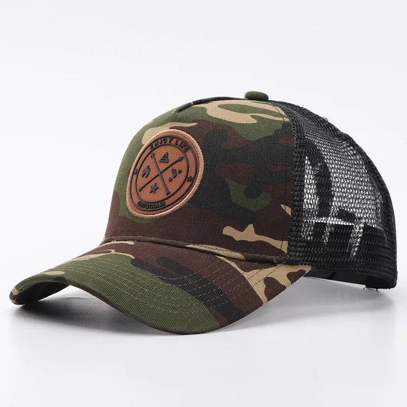 Letní síťovaná baseballová čepice pro ženy a muže s písmenkovou nášivkou, snapbacková čepice, ležérní, prodyšná, unisex, street, hip hop, trucker čepice