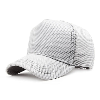 Big Head Plus Size Summer Mesh Baseball Cap for Men Women Trucker Breathable Hat Adjustable for Outdoor Sports Running
