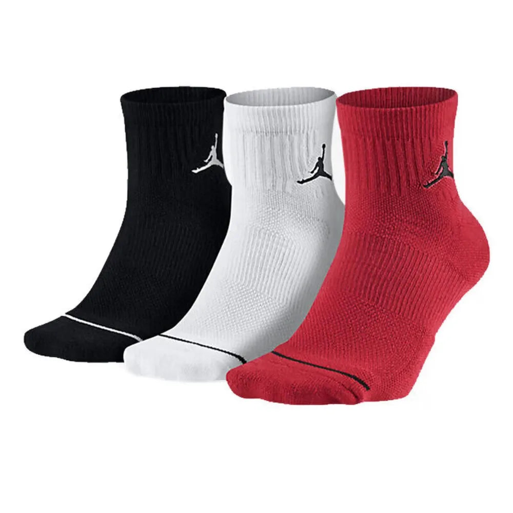 Nike 3-Pack Men's and Women's Thick-Pile Terry-Sole Sports Socks: Non-Slip, Comfortable, and Breathable SK0118-010