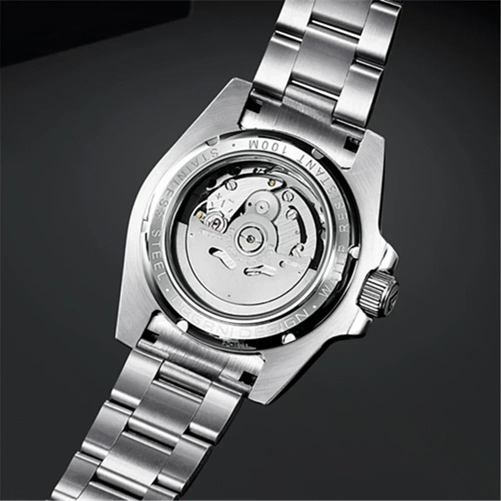 PAGANI DESIGN Men's Automatic Mechanical Watch PD1661 8215 Dive Stainless Steel Waterproof Clock Sapphire Reloj Hombre