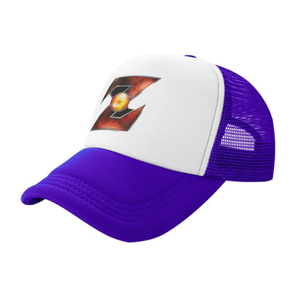 Adult Dragon Ball  Z Logo Trucker Caps Mesh Baseball Cap Polyester  Hats Trucker Hat Breathable Sports Cap Summer, Produit gaming premium Fraquane, équipement gamer
