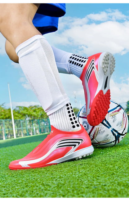 Nouvelles chaussures de football pour hommes et femmes, unisexe, vente chaude, futsal, ultra-légères, TF/FG, chaussures de football professionnelles de haute qualité, crampons, baskets.