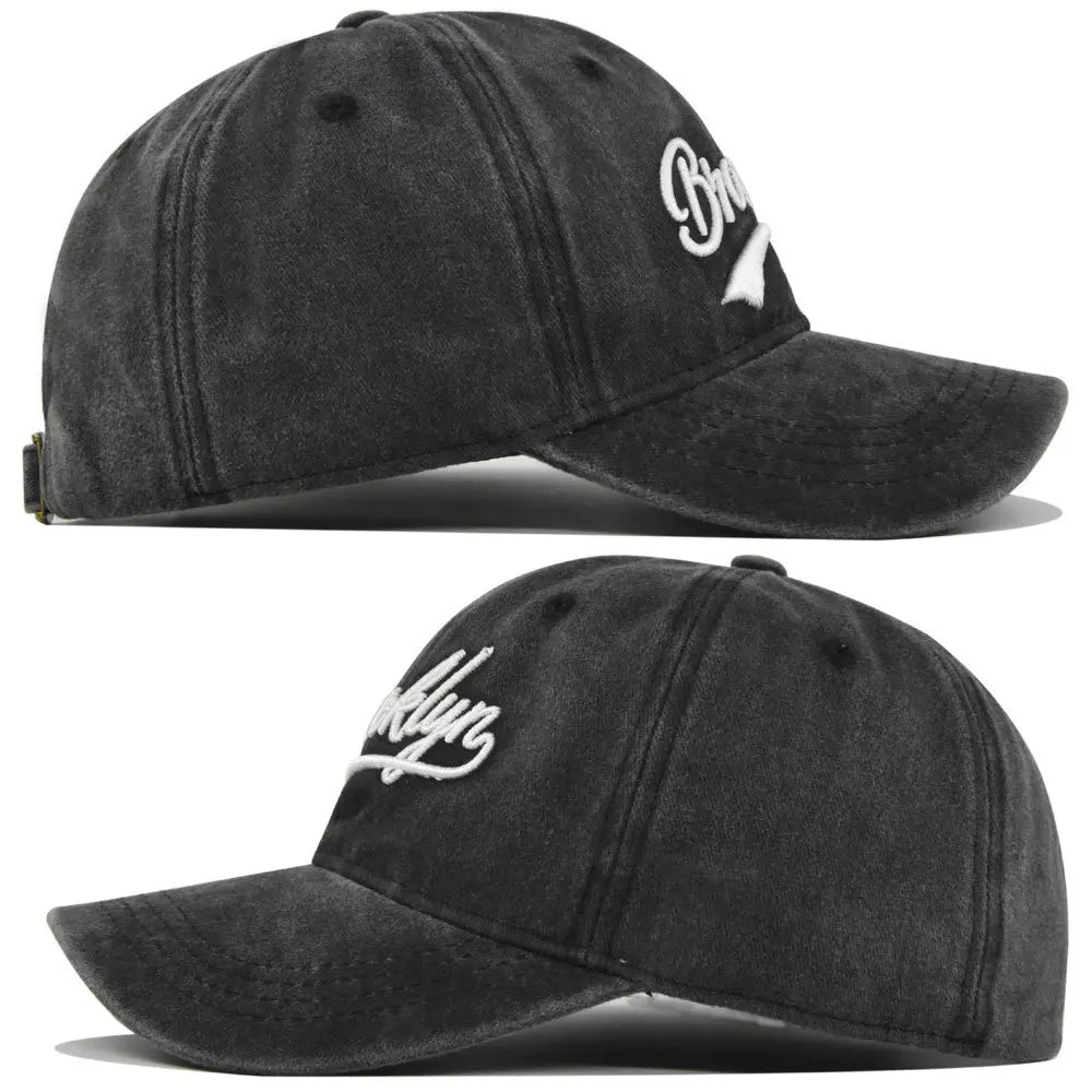 Brooklyn Baseball Caps Embroidery Breathable Retro Style Unisex Comfort Trendy Fashion Summer Hat Sun Protection Curved Brim