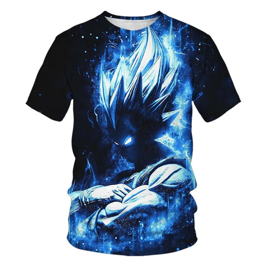 Dragon Ball T Shirt Kids Tops Tee Anime Figures Son Goku Super Saiyan T-shirt Boys T-shirts Children Clothes Summer Short Sleeve