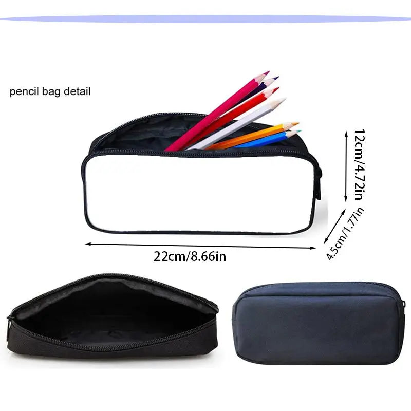 Mochilas Infantis de Design Gaming F-FortniteS com Lancheira e Estojo, Mochilas Escolares de Grande Capacidade para Meninos e Meninas, Melhor Presente