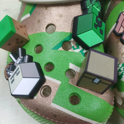 Minecraft 3D World Anime Game Comfortable Lightweight Eva Hole Clogs Sandals Summer Slippers For Adult Home Beach Non Slip Gift