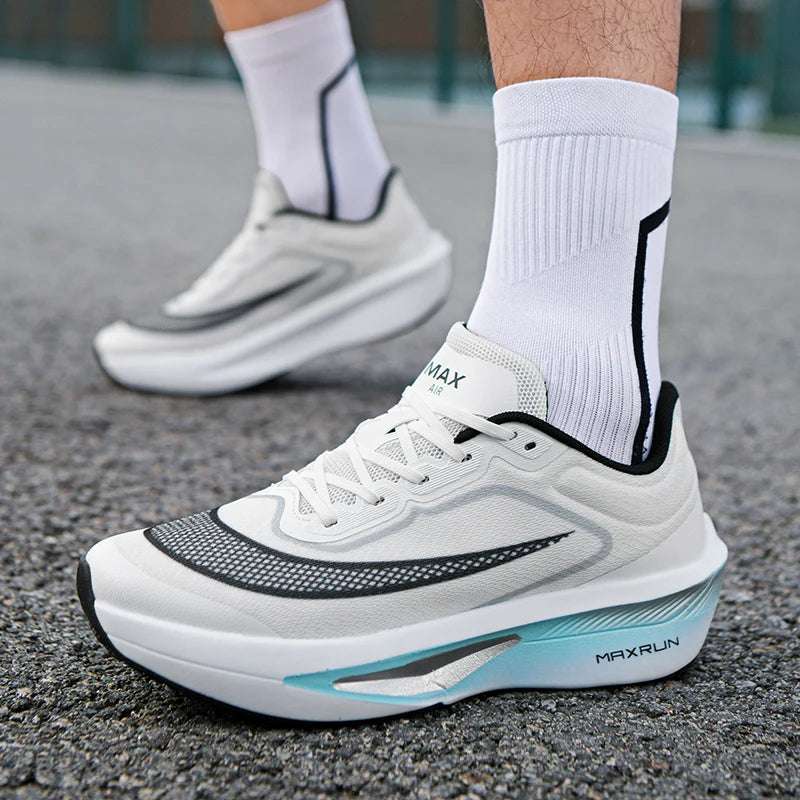 Men's Running Shoes Autumn Breathable Marathon Professional Lightweight Sneakers Flat Comfortable Casual Tennis Shoes