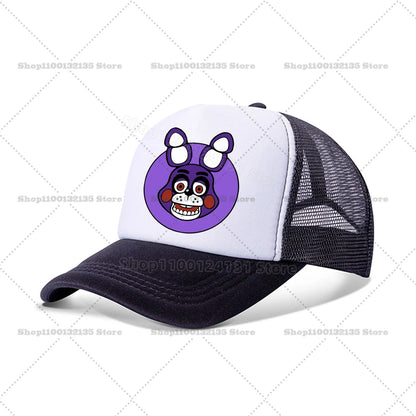 Five Nights At Freddy's baseballkasket til børn og voksne FNAFS anime-figur kasket med skygge bomulds-sommerhatte mode-tilbehør gave