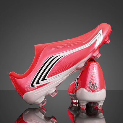 Chaussures de football pour hommes, modèle AG FG, crampons longs améliorés pour une meilleure adhérence, doublure absorbant la transpiration, crampons unisexes pour l’entraînement sur gazon, destinés aux joueurs amate