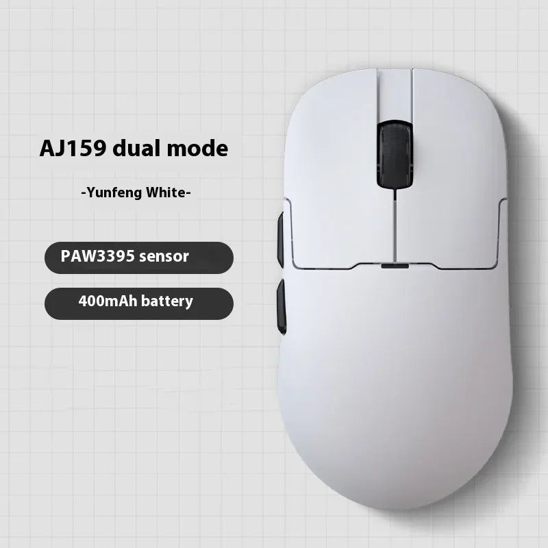 Мишка AJAZZ AJ159 APEX Tri Mode Wireless 8K със сензор PAW3950, ниска латентност, база за зареждане, персонализируема, лека, за PC гейминг