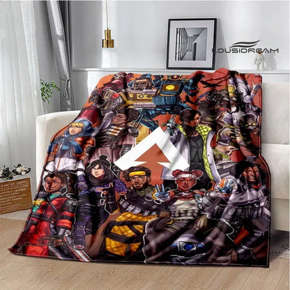 3D Games Apex Legends Printed Blankets Fashion Warm Blanket Soft And Comfortable Blanket Home Travel Blanket Birthday Gift