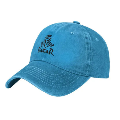 Casquettes de baseball vintage de course tout-terrain « D-Dakares Rally », style unisexe, effet vieilli, lavées, casquettes de soleil, de voyage, souples et non structurées