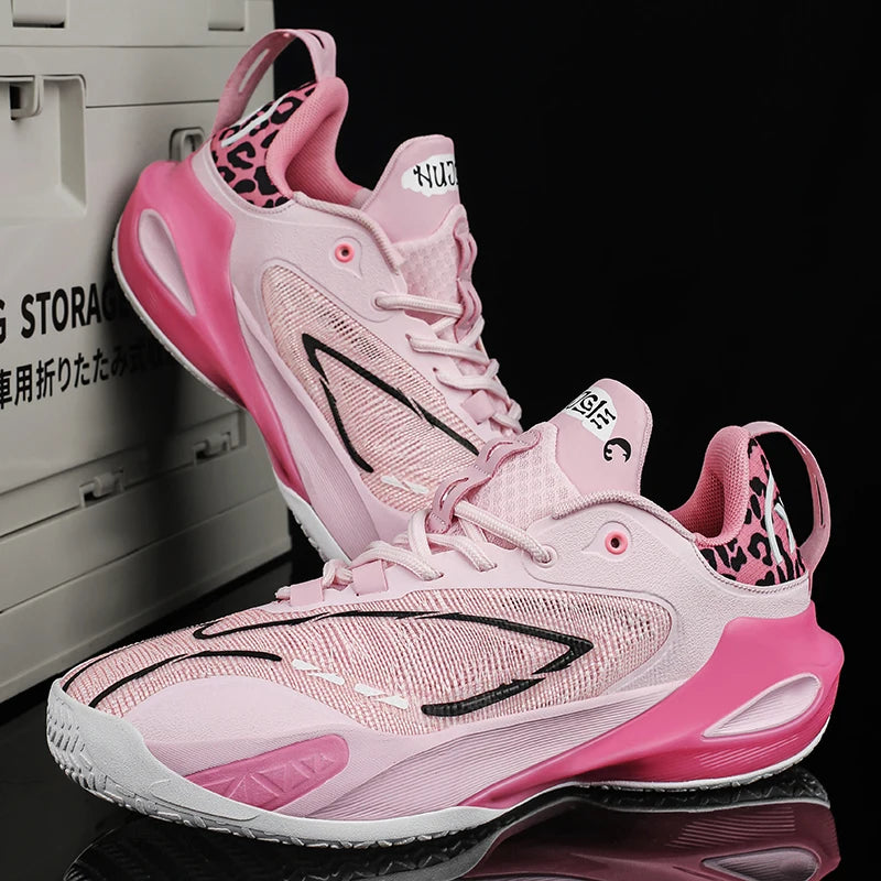 Men's Basketball Shoes Breathable Cushioning Non-Slip Wearable Runing Shoes Gym Training Athletic Basketball Sneakers for Men