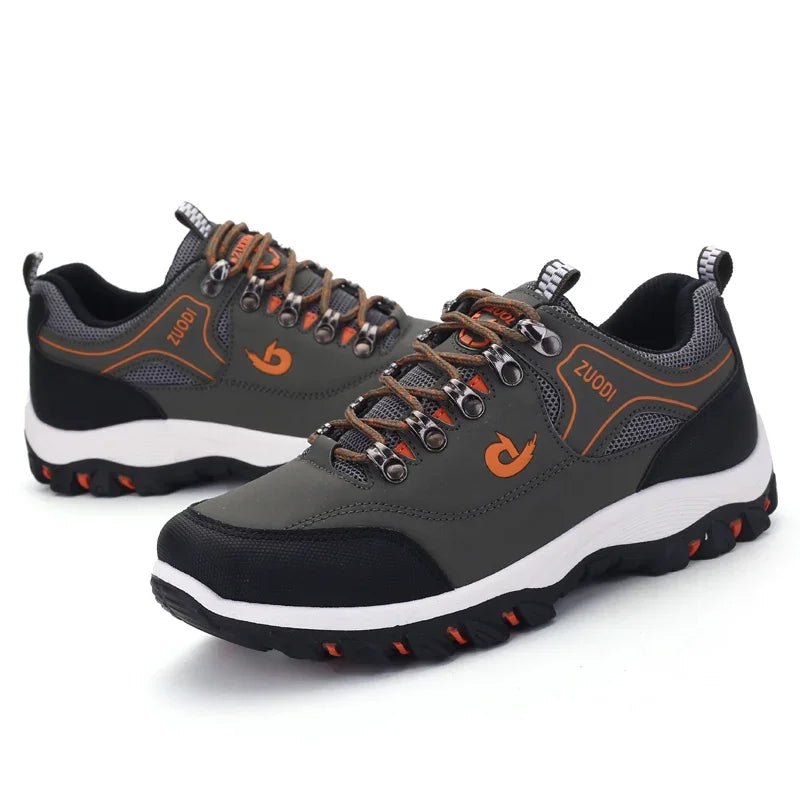 Men's EVA Hiking Shoes Waterproof Anti Slip Leather Outdoor Sports Shoes for Camping Running Jogging 2025 New