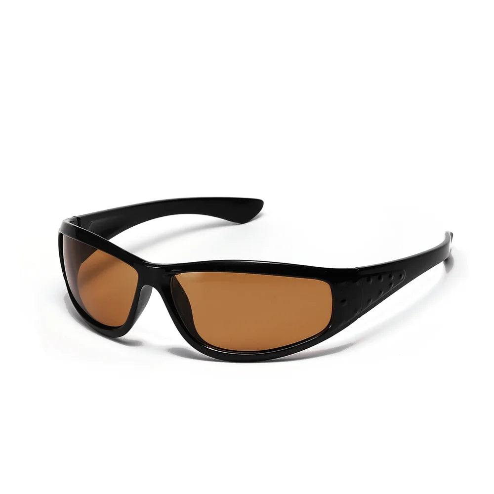 Y2K Sunglasses Men Women Color Hollowed Outdoor Driving UV400 Sunglasses Girls Net Red Hip Hop Gothic Women Sun Glasses 2025 Hot