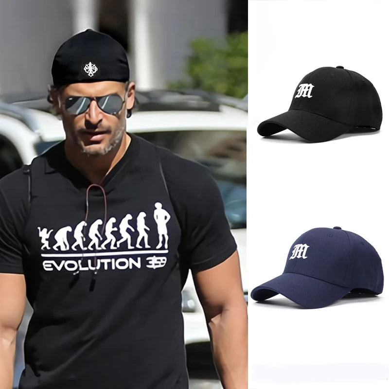 Șapcă cu cozoroc flexibil, mărimea M, elastică, închisă, stil Trucker, pentru bărbați, Flex Dad, Hip Hop, baseball, Snapback, vizieră de soare, Era