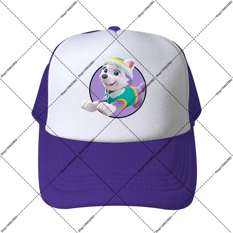Paw Patrol-kasketter: Chase og Skye – baseballkasket til kvinder og mænd med sødt tegneserie- og anime-mønster, solhat, sommerkasketter til udendørs brug, fødselsdagsgaver