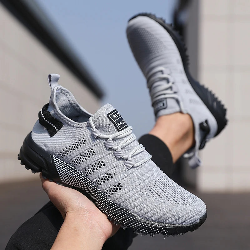 Sneakers casual da uomo in mesh, leggere e traspiranti, scarpe da running slip-on con suola morbida, mocassini bassi da uomo, trainers Zapatos Hombre