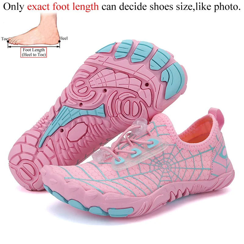Aqua Beach Shoes for Children Slipstop Water Shoes Kids Baby Swimming Barefoot Child Beach Shoe Summer Waterschoenen Kinderen