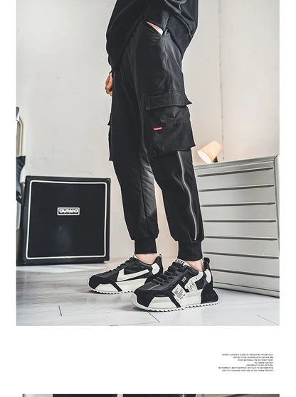 Baskets de luxe pour homme, chaussures de sport, mocassins, baskets casual pour homme à semelles épaisses, confortables, respirantes, tendance, au design original et personnalisées