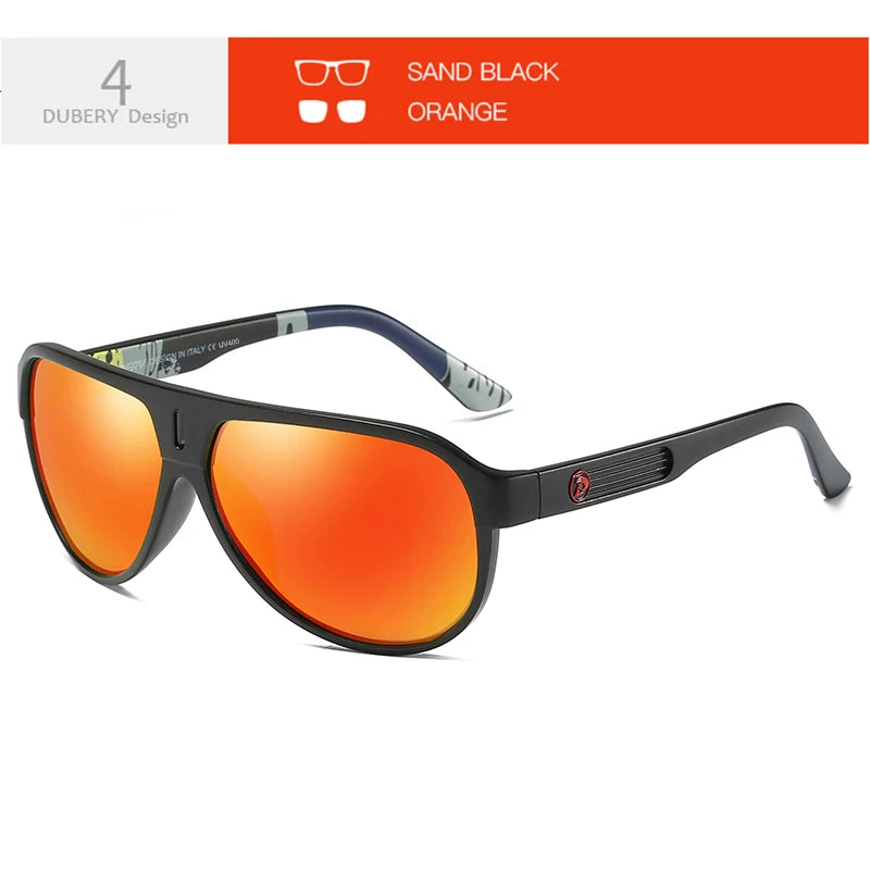 DUBERY Polarized UV400 Protection Sunglasses For Men And Women 9 Colors Model 163