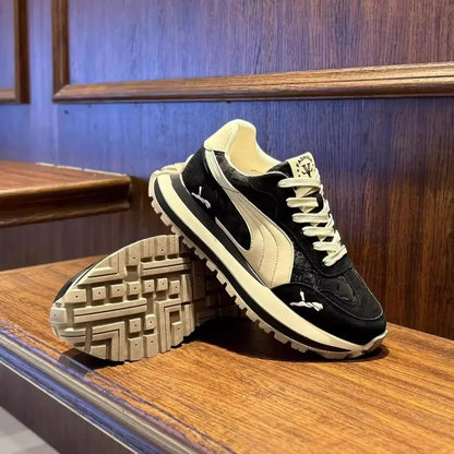 Casual Men's Sports Shoes Summer Casual Thick-Soled Men's Shoes Soft and Comfortable Non-Slip Outdoor Fashion Sneakers