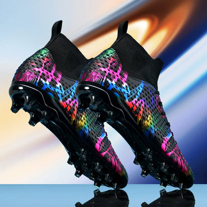 Chaussures de football spéciales pour les nouveaux élèves, chaussures de football d'entraînement pour adolescents, compétitions, tailles 31-46 #   Chaussures de sport d'extérieur montantes pour étudiants
