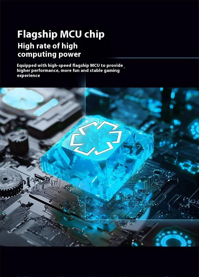 IROK Mercury68 Max Magnetic Mechanical Gaming Keyboard, 68-Key Wired 8K Rapid Trigger Keyboard with Hall Effect Switches, Hot-Swappable RGB Gaming Keyboard