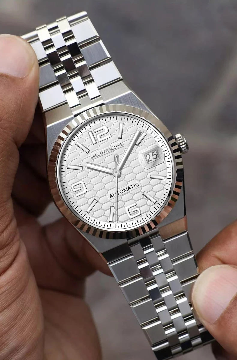 Specht & Söhne New Men's Watches Miyota 8215 Automatic Mechanical Wristwatches Stainless Steel Watch Men's Watch 37MM