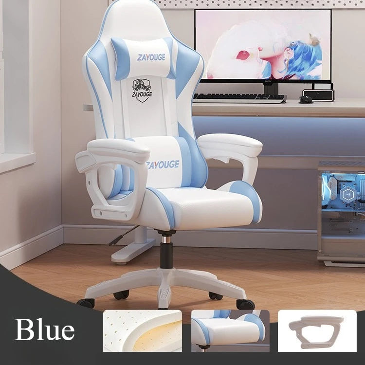 Support arrière pour ordinateur chaises de bureau Design ergonomique Support arrière au sol chaises de bureau fauteuil pivotant Silla meubles de jeu