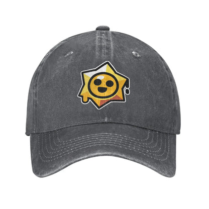 Gorra de béisbol Player B-Brawls, estilo retro desgastado y lavado, unisex, para actividades al aire libre, running y golf, con ajuste regulable.