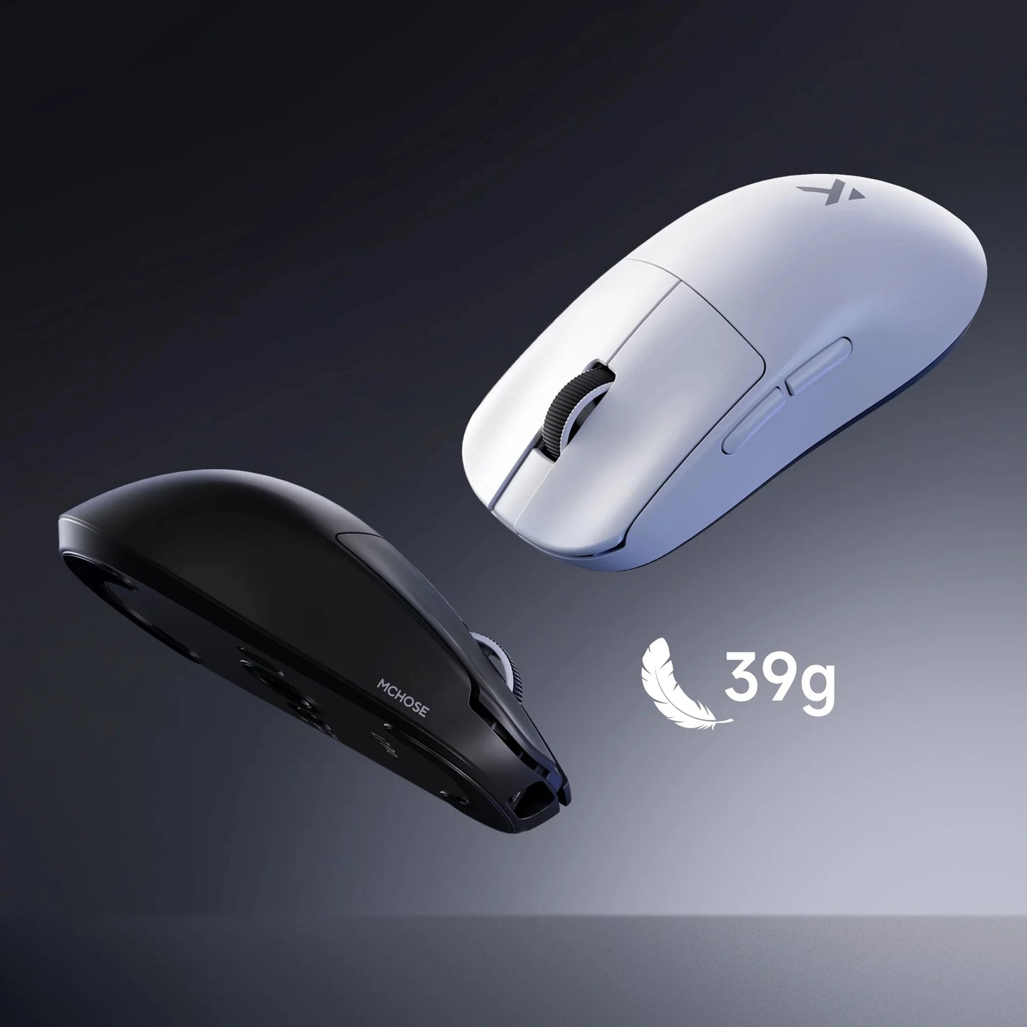 MCHOSE L7 Wireless Gaming Mouse L7 Ultra PAW3395 26K Sensor Dual 8K Polling 39g Ultra-Lightweight 2.4GHz RF/BT/Wired Tri-Mode