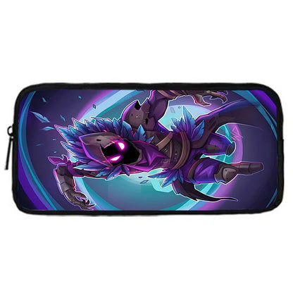 Mochilas Infantis de Design Gaming F-FortniteS com Lancheira e Estojo, Mochilas Escolares de Grande Capacidade para Meninos e Meninas, Melhor Presente