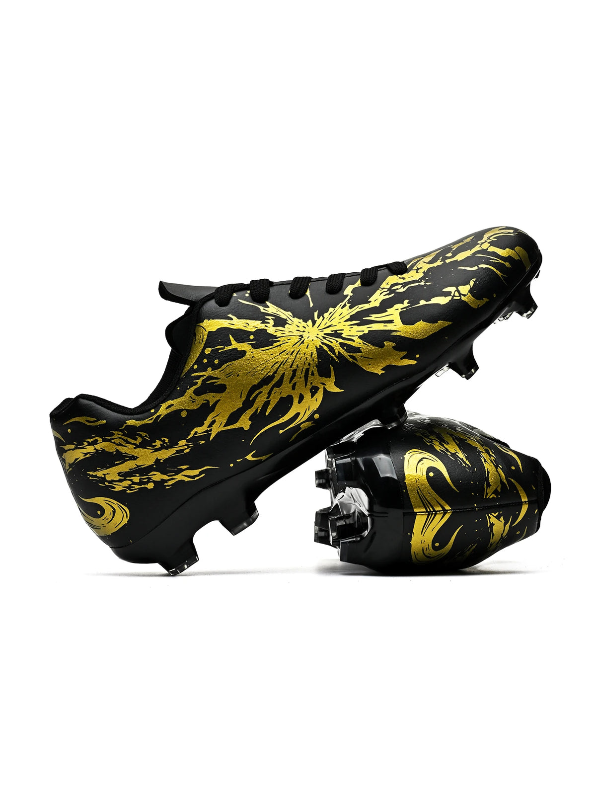 Chaussures de football pour hommes, modèle AG FG, design aérodynamique et léger, excellente adhérence, idéales pour les entraînements quotidiens sur gazon et les matchs de l’équipe de football de l’école.