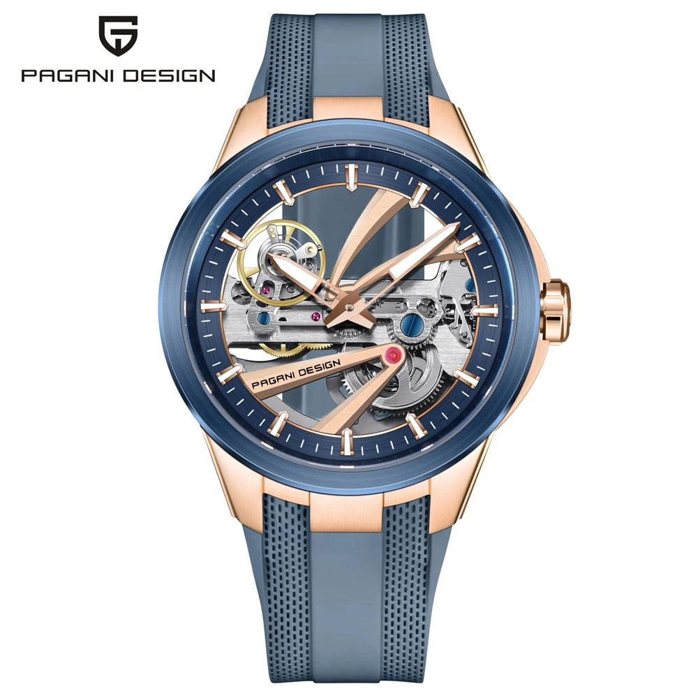 2026 New PAGANI DESIGN Hollow Men's Watches Mechanical Luxury Automatic Watch Men AR Sapphire Waterproof Luminous Man Gift Clock