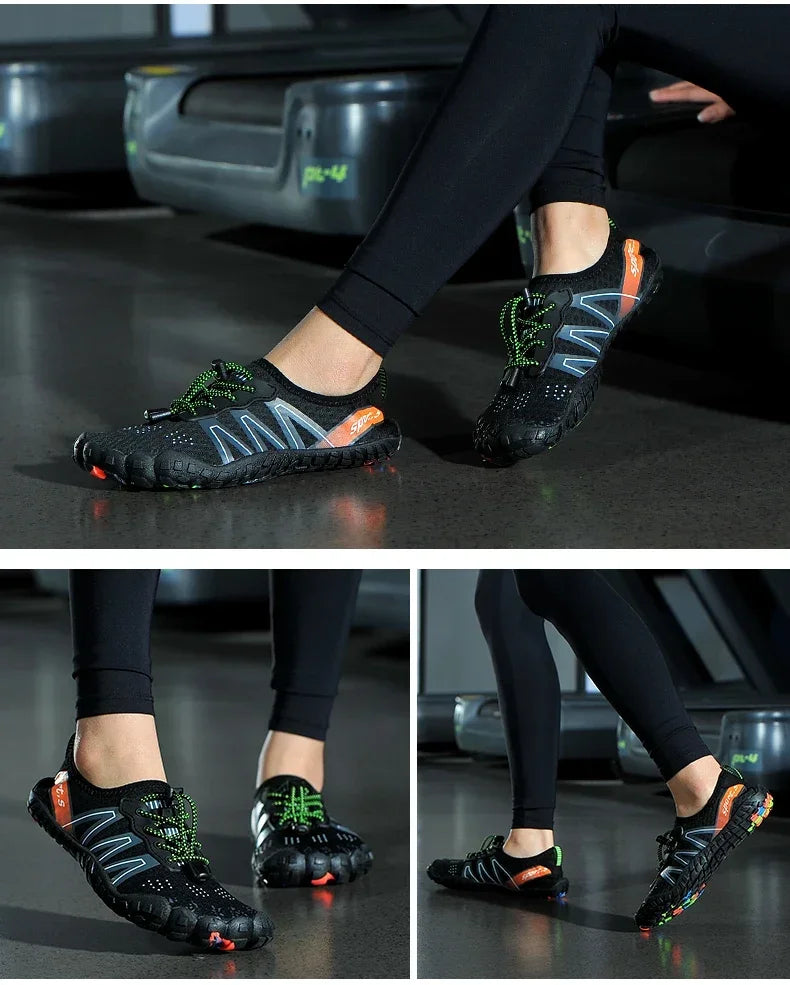 Men Wading Shoes Women Swimming Shoes Sneakers Barefoot Beach Sandals Upstream Aqua Shoes Quick-Dry Sea Diving Gym Water Shoes