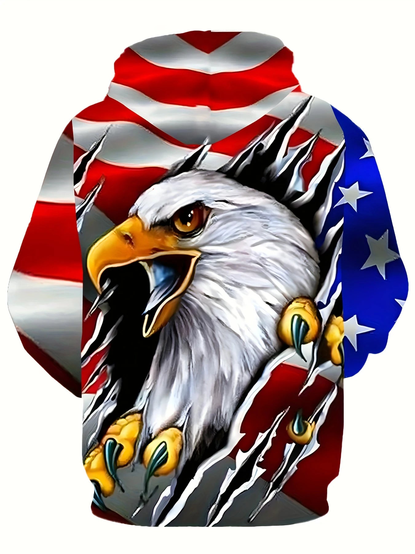 2025 Fashion Cool Eagle Men's Hoodie 3D Printed Hoodies Edition Trend American Eagle Men's Sportswear Kids Casual Unisex Pullover