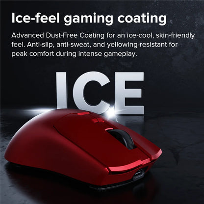 Delux M800mini Wireless Gaming Mouse, 46g Lightweight, PAW3395/PAW3311, 1KHz Polling Rate for Small to Medium Hand PC Gamer