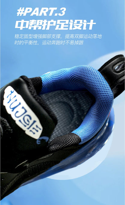 Men's Basketball Shoes Breathable Cushioning Non-Slip Wearable Runing Shoes Gym Training Athletic Basketball Sneakers for Men