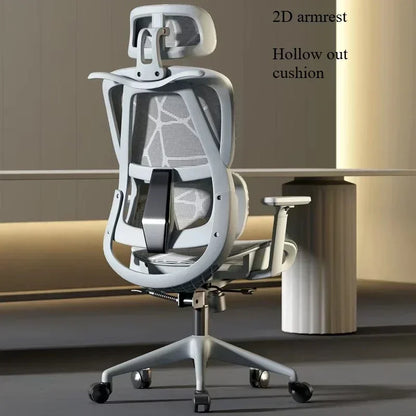 Office Chair Gaming Desk Ergonomic Computer Adjustable Armrests 3D Headrest Chair Lift Chair Back Can Tilt Back with Foo Pedals