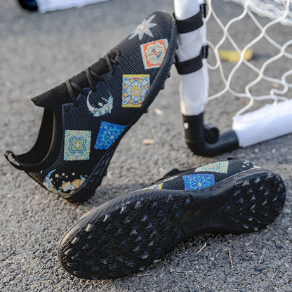 Scarpe da calcio professionali Lawn Nails resistenti all'usura, multicolore, con forte aderenza e grande equilibrio, per allenamento estivo all'aperto